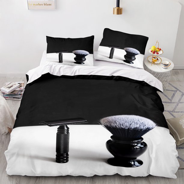 Black and white Bedding Set Single Twin Full Queen King Size Art Bed Set Aldult Kid Bedroom Duvetcover Sets 3Bed Sheets