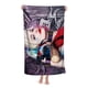 thumbnail image 3 of Harley Quinn Toalla de playa de secado rápido con diseño temático, regalo para mujeres y niñas, ideal para cumpleaños, fans, amantes de la música, uso en la playa o al aire libre, 78 × 150 cm, 3 of 6