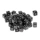 thumbnail image 4 of 12mm 50pcs Acrílico Six Sided Games Spot Party Dice Dice Color Negro, 4 of 4