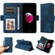 thumbnail image 1 of Carcasa FOXDOCK iPhone 7 Plus/8 Plus de cuero PU, diseño acolchado clásico, protección contra caídas y rayones, 1 of 5