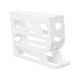 thumbnail image 5 of Soporte para Rollos de Huevo, Dispensador de Huevos, Bandeja Enrollable Automática, Bandeja de Almacenamiento para Huevos, Estuche para Guardar Huevos Blanco 4 niveles., 5 of 5