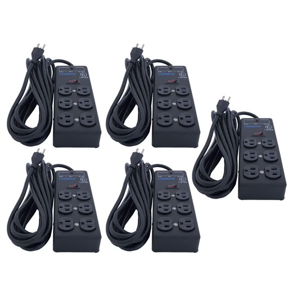 Protector contra sobretensiones Furman SS6B de 6 salidas con atenuación de ruido EMI/RFI