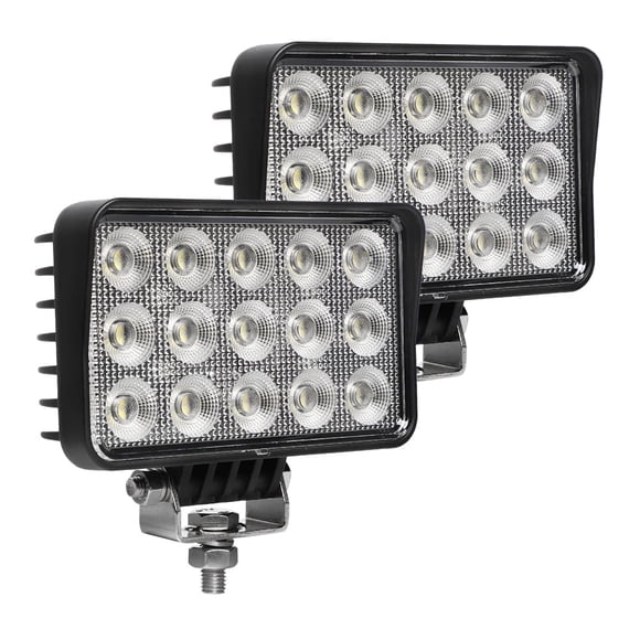 Lámpara de trabajo Exzeit de 120 W, 15 cm, 10400 lúmenes, 12/24 V, para tractor