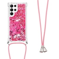 Funda Foxdock Para Samsung Galaxy S20 Ultra Con Cuerda Ajustable, Brillo Líquido, Protección Antigolpes Y Lente – Ideal Para Regalo