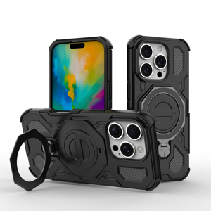 Funda Foxdock Para Iphone 16 Pro Max , Magnética, Ligera, Soporte 360°, Antigolpes