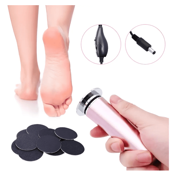 Removedor De Callos Eléctrico Para Pies + 60 Pcs Lijas