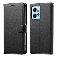 Funda Para Foxdock Xiaomi Redmi Note 12 4G– Cuero Premium, 3 Ranuras Para Tarjetas, Protección Contra Impactos