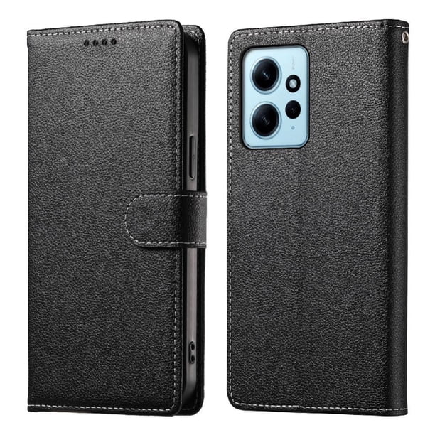 Funda para FOXDOCK Xiaomi Redmi Note 12 4G– Cuero Premium, 3 ranuras para tarjetas, Protección contra impactos
