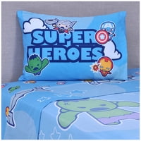 Juego De Sábanas Mf Single Avengers Kawaii