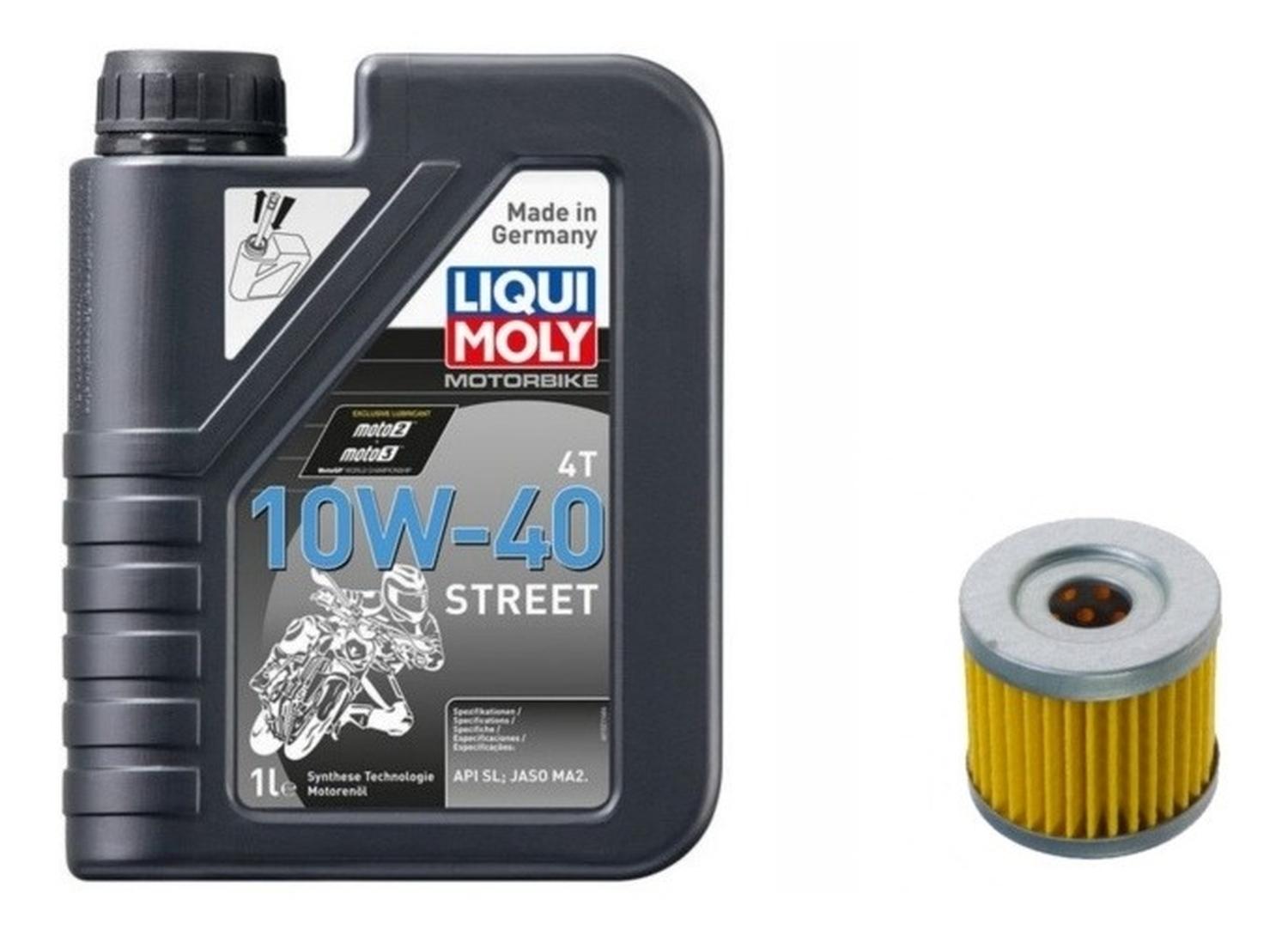 Liqui Moly - Kit Mantencion Moto Zontes G1 155 1L + Filtro Japones