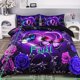 thumbnail image 1 of 3pcs Duvet Cover Set, Fashion Classic Popular Butterfly Flower Digital Print Bedding Set, Soft Comfortable Duvet Cover, For Bedroom, Guest Room (1*Duvet Cover + 2*Pillowcase, Without Core), 1 of 3