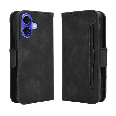 Funda Tipo Billetera Foxdock Para Iphone 16 Plus – Tapa Flip Con Tarjetero