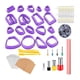 thumbnail image 4 of Cortadores De Arcilla Polimérica DIY Anillos De Salto, Tarjeta Para Pendientes, Ganchos Para Pendientes Art Purple, 4 of 5
