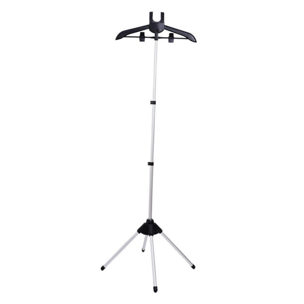 Percha Para Máquina De Planchar, Tendedero Plegable Telescópico De Metal Para Ropa, Color Negro