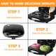 thumbnail image 4 of Máquina de Donas Ht Viik 2 Donas Antiadherente Doble Cara, 4 of 7