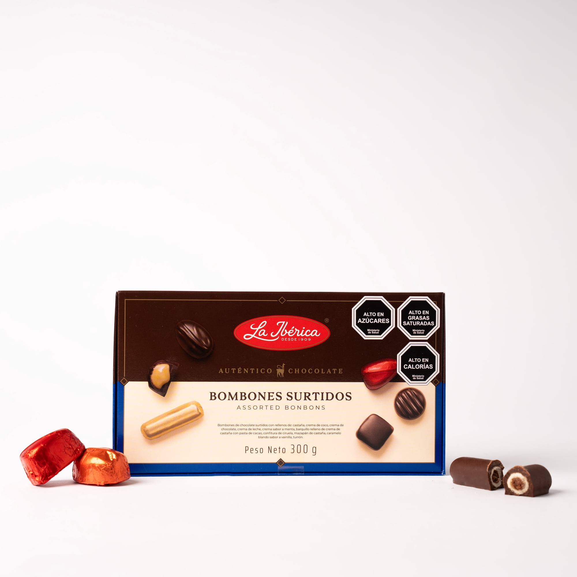 Chocolates La Ibérica - Bombones Surtidos De Chocolate 300g La Ibérica