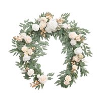 Bothyi - Guirnalda De Flores Artificiales De 5,9 Pies De Largo, Enredadera Floral Para Fondo De Mesa De Boda, Estilo B