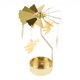 thumbnail image 5 of Vela Giratoria De Decoración Navide?a Portavelas De Té Candelabro ángel Dorado, 5 of 5