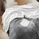 thumbnail image 2 of Manta Bedsure Sherpa de forro polar, tamaño queen, 220 g/m², color gris invierno, 2 of 7