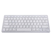 Tecmaster - Mini Teclado Bluetooth Inalámbrico Blanco