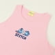 thumbnail image 3 of Polera Sin Manga Niña Rosa Peto Lilo & Stitch Disney, 3 of 4