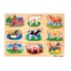 thumbnail image 4 of Rompecabezas de Sonidos de la Granja Melissa & Doug de Madera con Efectos de Sonido, 4 of 9