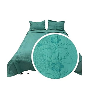 Fei Ya - Cubrecama Colcha Quilt Verano King-Super King Bordado A7