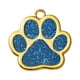thumbnail image 5 of Etiquetas Para Mascotas En Blanco Etiquetas Para Collar De Gato Colgante Para Collar Estampado De Pata Brillante Para Mascotas Azul, 5 of 5