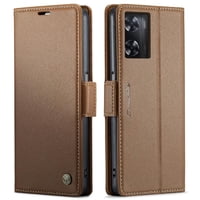 Caseme Tipo Cartera Oppo A57E 4G/A57S 4G Con Cierre Magnético, Rfid, Tarjetero, Soporte, Carga Inalámbrica