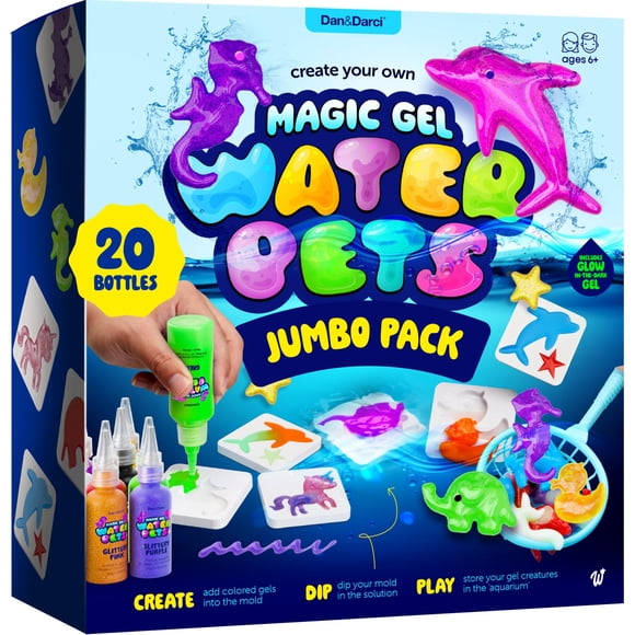 Kit De Gel De Agua Jumbo Aqua Fairy Con Mascotas De Agua Para 6 12 Años