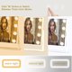 thumbnail image 3 of Espejo de Tocador BWLLNI Iluminado Hollywood con 3 Modos de Color Blanco, 3 of 7