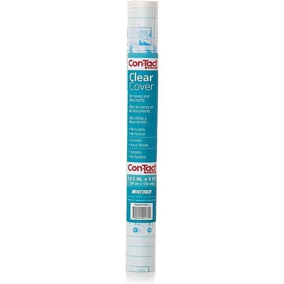 ConTact Brand Clear Adhesive Protective Liner, Protect Book