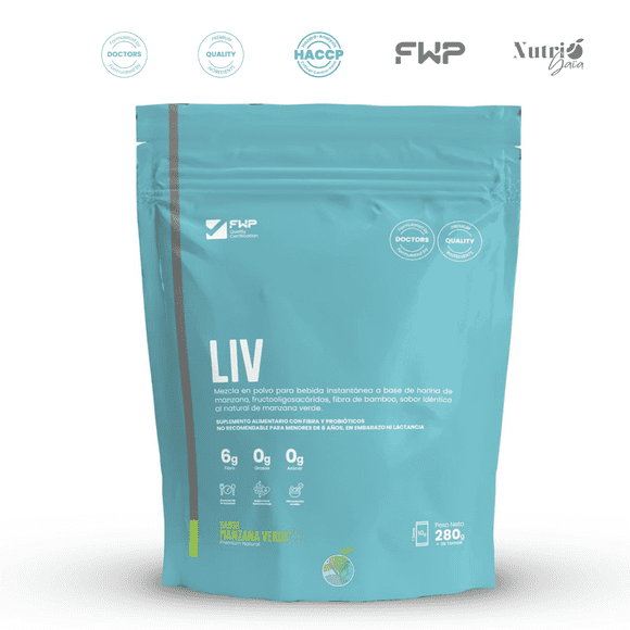 LIV Detox Natural Fibra y Probióticos 280g