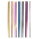 thumbnail image 2 of Palillos Reutilizables Firefly Hope Acero Inoxidable Estilo B 2 Pares Azul 23 Cm, 2 of 5