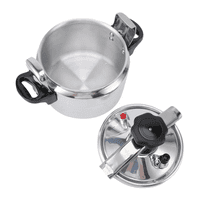 Genérico - Olla A Presion Cacerola Aluminio 7 Litros Cocina Plateado