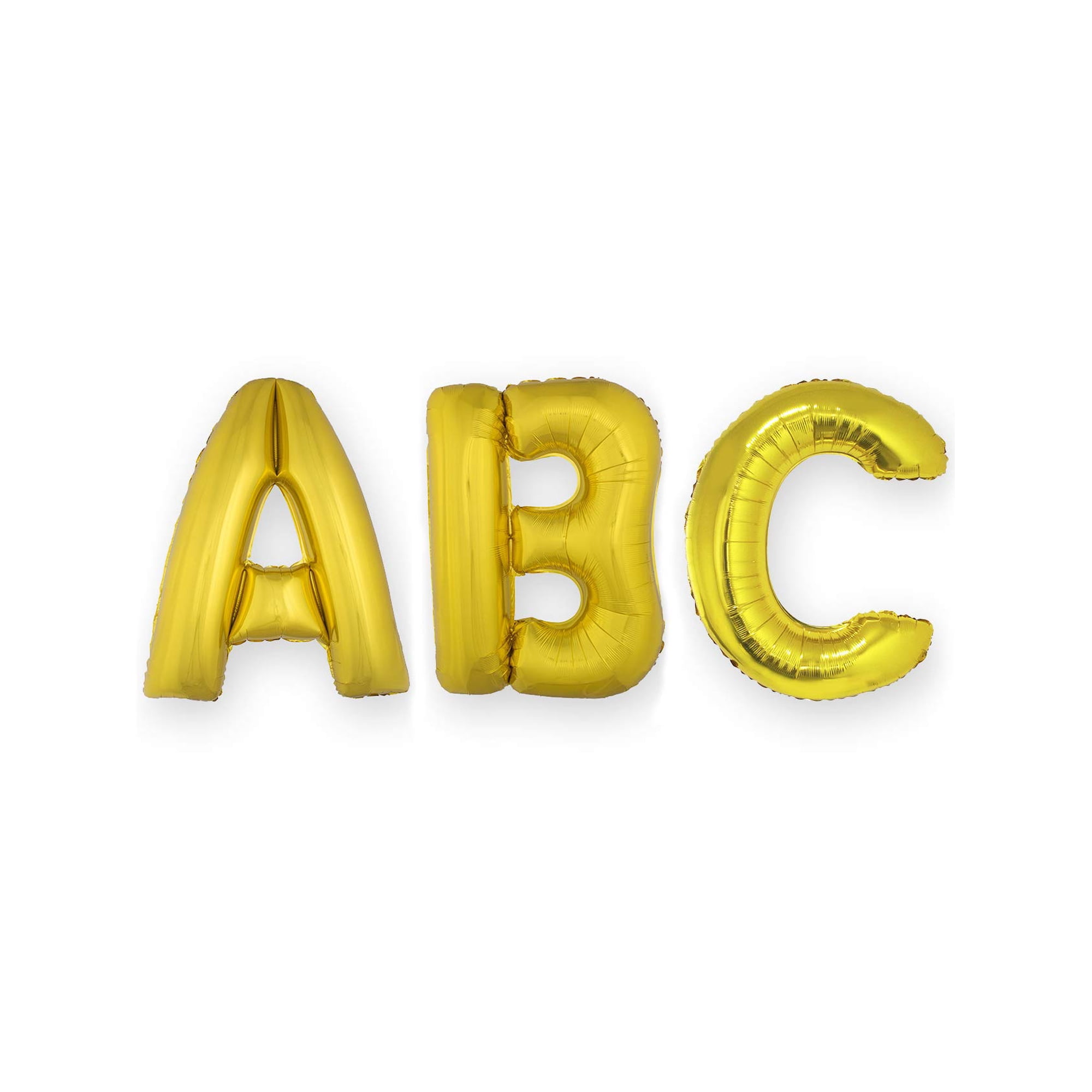 Globo De Aluminio Con Letra M, 40 Cm, Color Dorado Regina