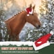 thumbnail image 2 of Vacaciones Santa caballo sombrero disfraces de mascota un deslizamiento de oído en Santa sombrero de pelo de caballo de pelo gorra con campana, 2 of 3