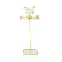 Magideal - Exhibición Del Organizador De La Joyería, Soporte De Los Collares, Soporte De Exhibición De La Suspensión De La Joyería, Para Las Tiendas Del Colgante Oro