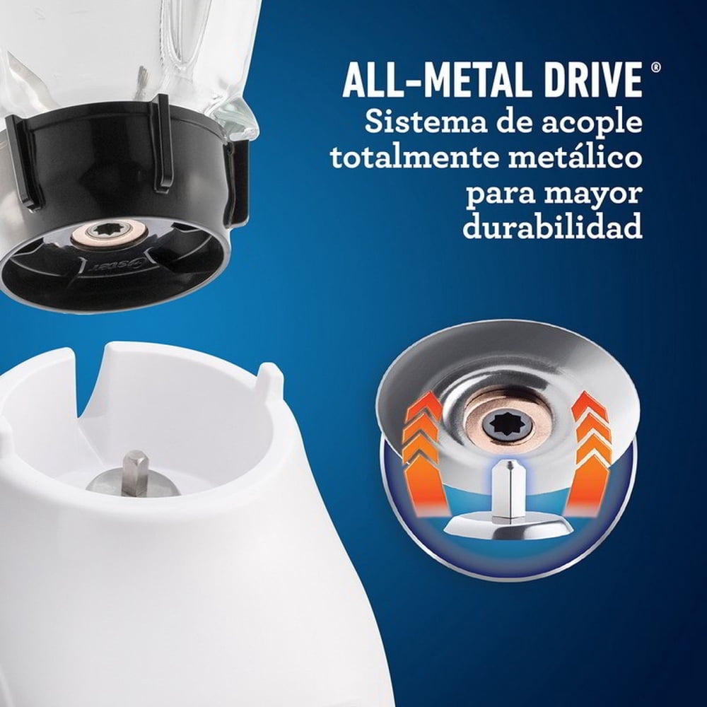 Oster Licuadora 1.5 L Blanco BLSTKAG-WRD, foto 2