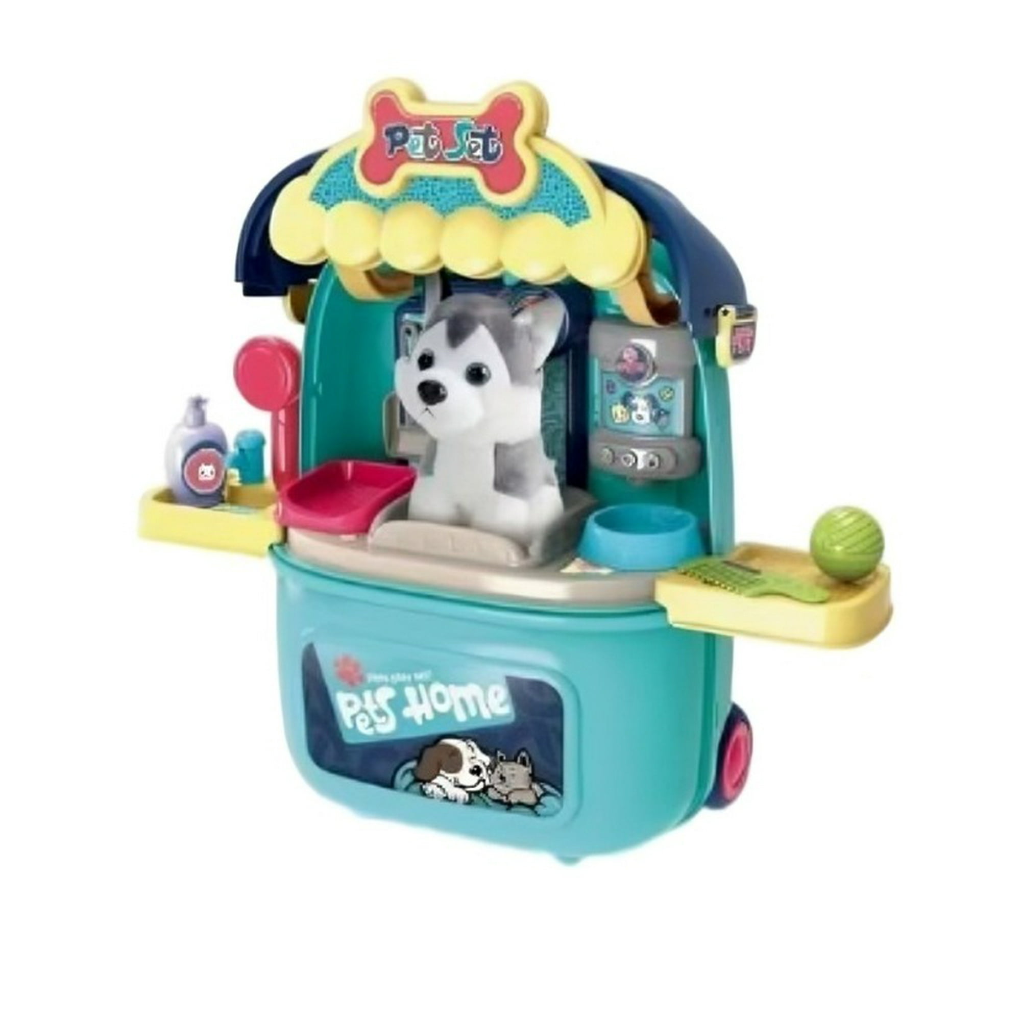 Genérico - Maleta De Juguetes Azul Con Perrito