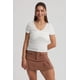 thumbnail image 1 of Polera Mujer Texturas Blanco, 1 of 8