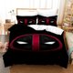 thumbnail image 1 of Dead-pool 3 PCS Comforter Set with 2 Pillowcases,Deadpoo-l Bedding Set Sheet Set for Kids Adults,All Season Lightweight, 1 of 5