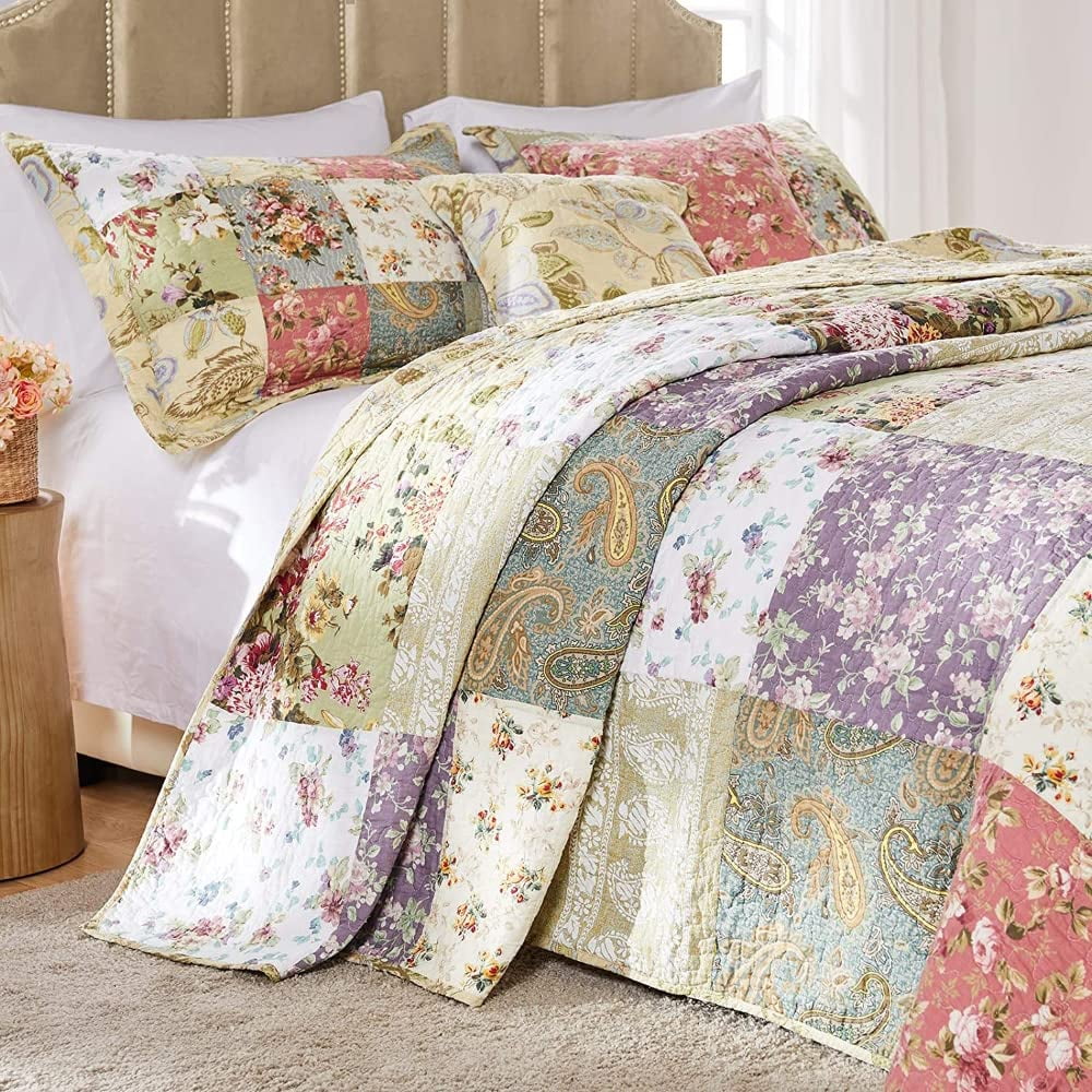 Set De Colcha Greenland Home Fashions Blooming Prairie Full/queen