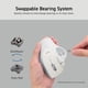 thumbnail image 4 of Trackball ELECOM Ergonomic Comfort IST inalámbrico de 2,4 GHz, color blanco, 4 of 8