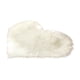 thumbnail image 5 of Alfombra de felpa en forma de corazón, alfombra para mesita de noche, adorno bonito, regalos de cumpleaños, alfombra pequeña, alfombra antideslizante Blanco, 5 of 5