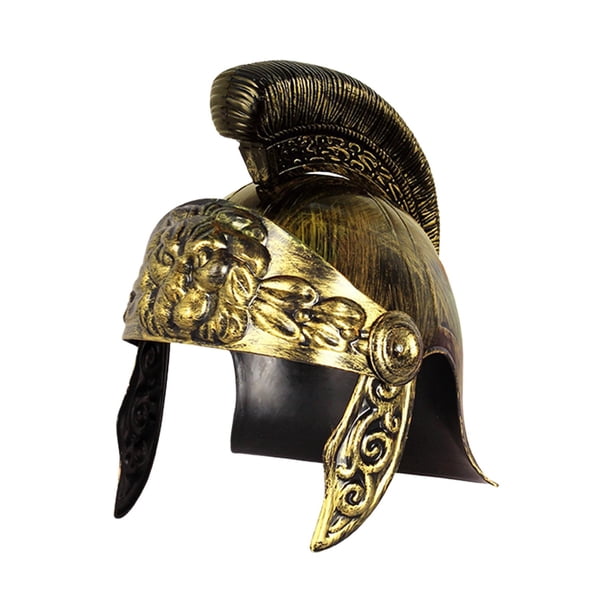 Casco Espartano, Armadura Medieval Para Decoración Del Hogar, Actuación Escénica, Cosplay, Accesorio Dorado