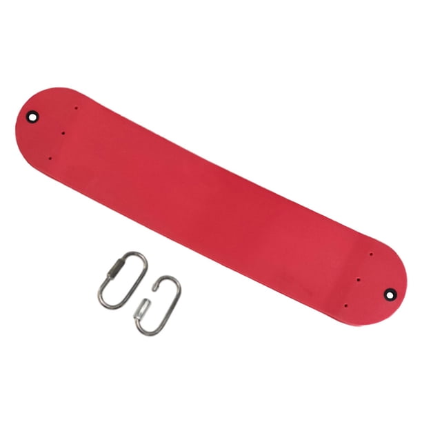 Columpio de alta resistencia, asiento de columpio, reemplazo de silla, soporte de columpio de 660lb, juego de columpio duradero, accesorios para jardí Gancho de presión rojo