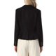 thumbnail image 3 of INSPIRE CHIC Chaqueta de Ante Sintético para Mujer con Solapa Muesca, Botones, Bolsillos, Ajustada, Otoño Invierno, Blazer Corto XL Negro, 3 of 6