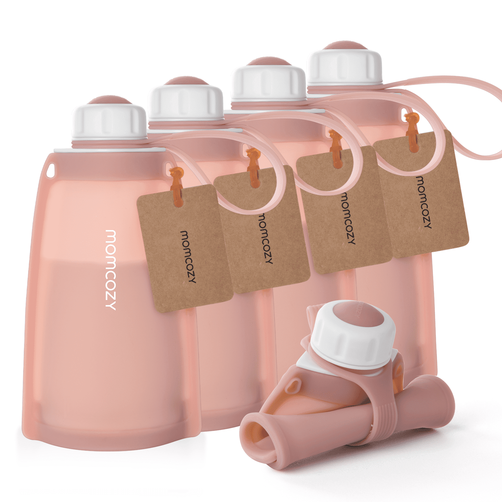 Bolsas Reutilizables Momcozy Silicone Breastmilk Storage 250ml 5pcs