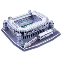 Isfiba - Puzzle 3D Para El Estadio De Fútbol Santiago Bernabéu, Regalo De Recuerdo